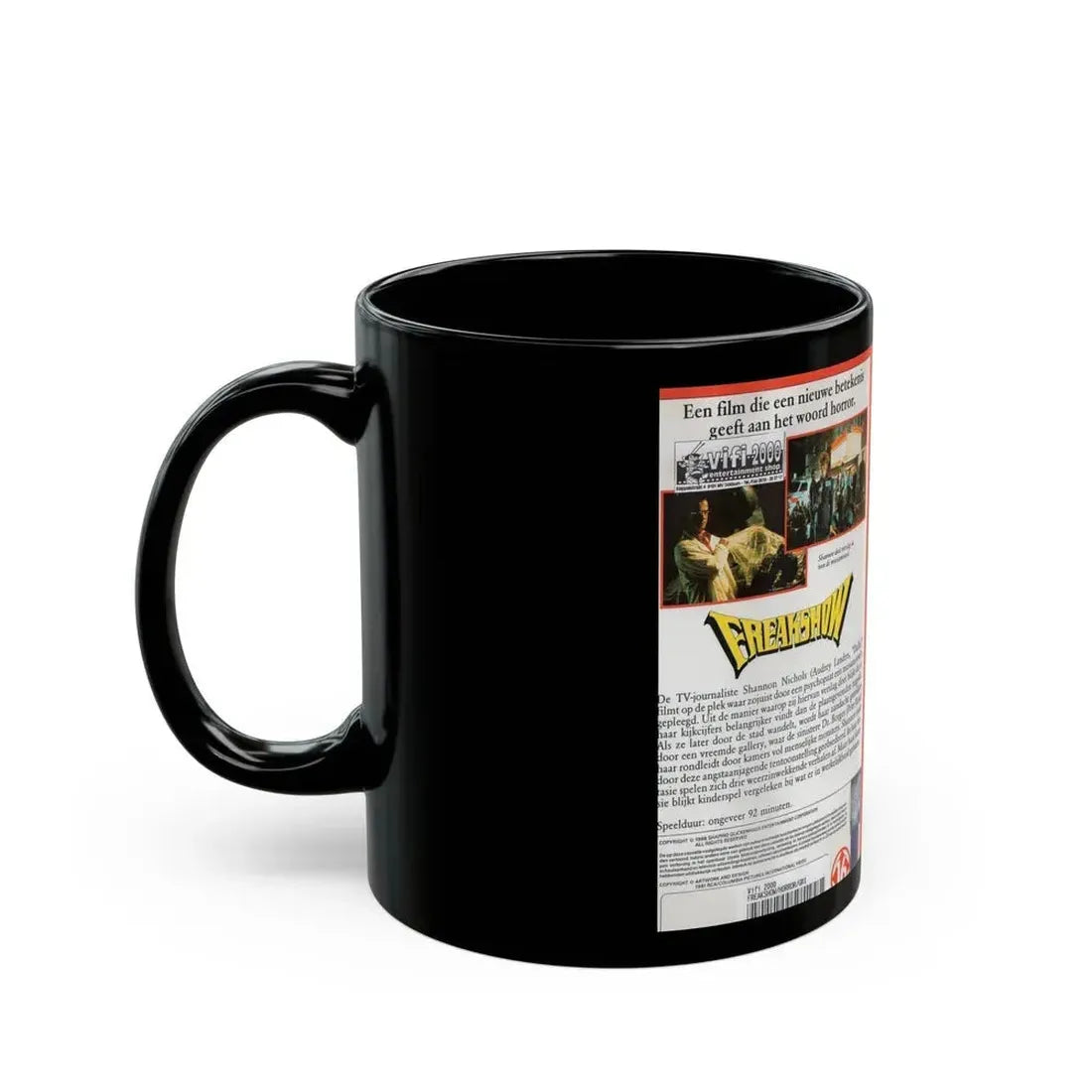 FREAKSHOW (VHS COVER) - Black Coffee Mug - Go Mug Yourself