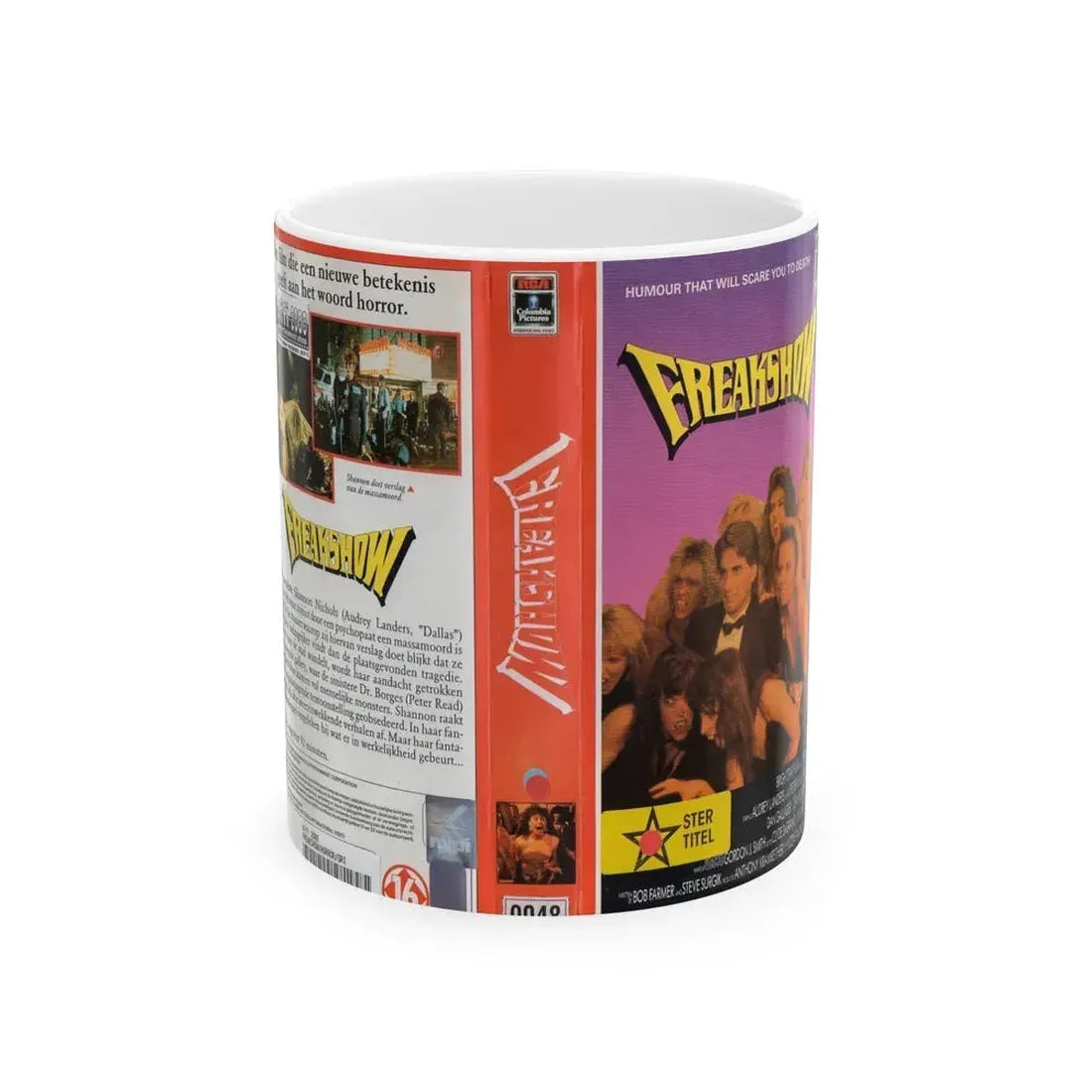 FREAKSHOW (VHS COVER) - White Coffee Mug 11oz - Go Mug Yourself