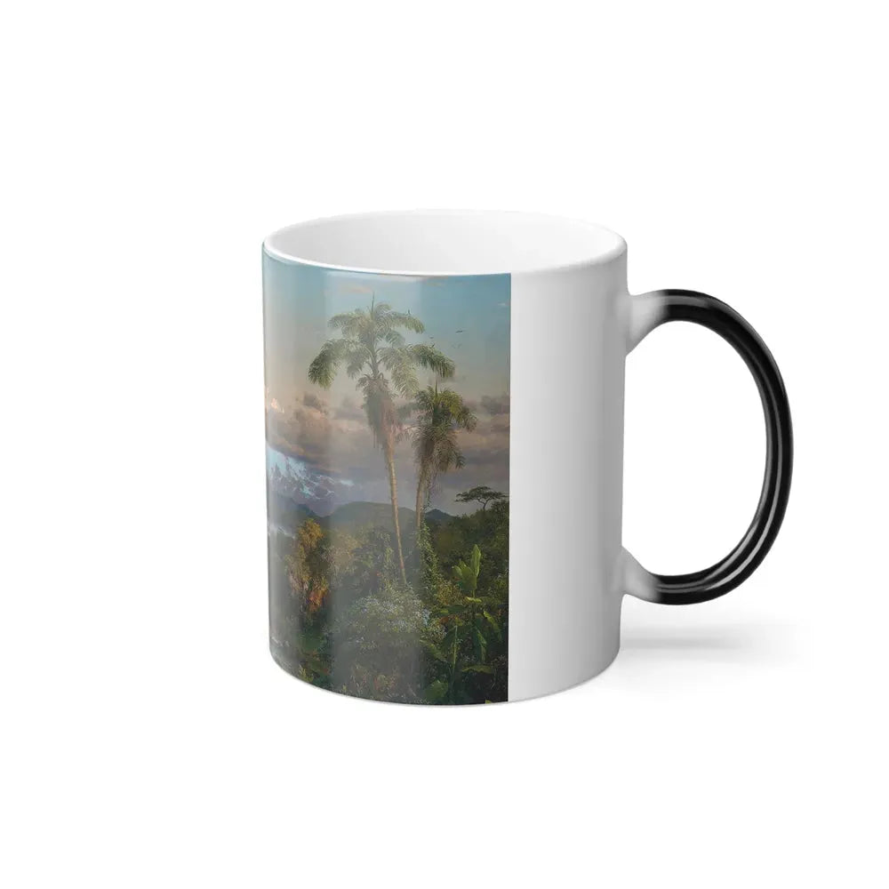 Frederic Edwin Church (1826-1900) Cayambe, Ecuador - 1858 - Color Changing Mug 11oz - Go Mug Yourself