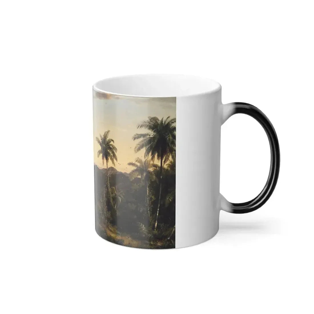 Frederic Edwin Church (1826-1900) Cotopaxi - oil on canvas 1855 - Color Changing Mug 11oz - Go Mug Yourself
