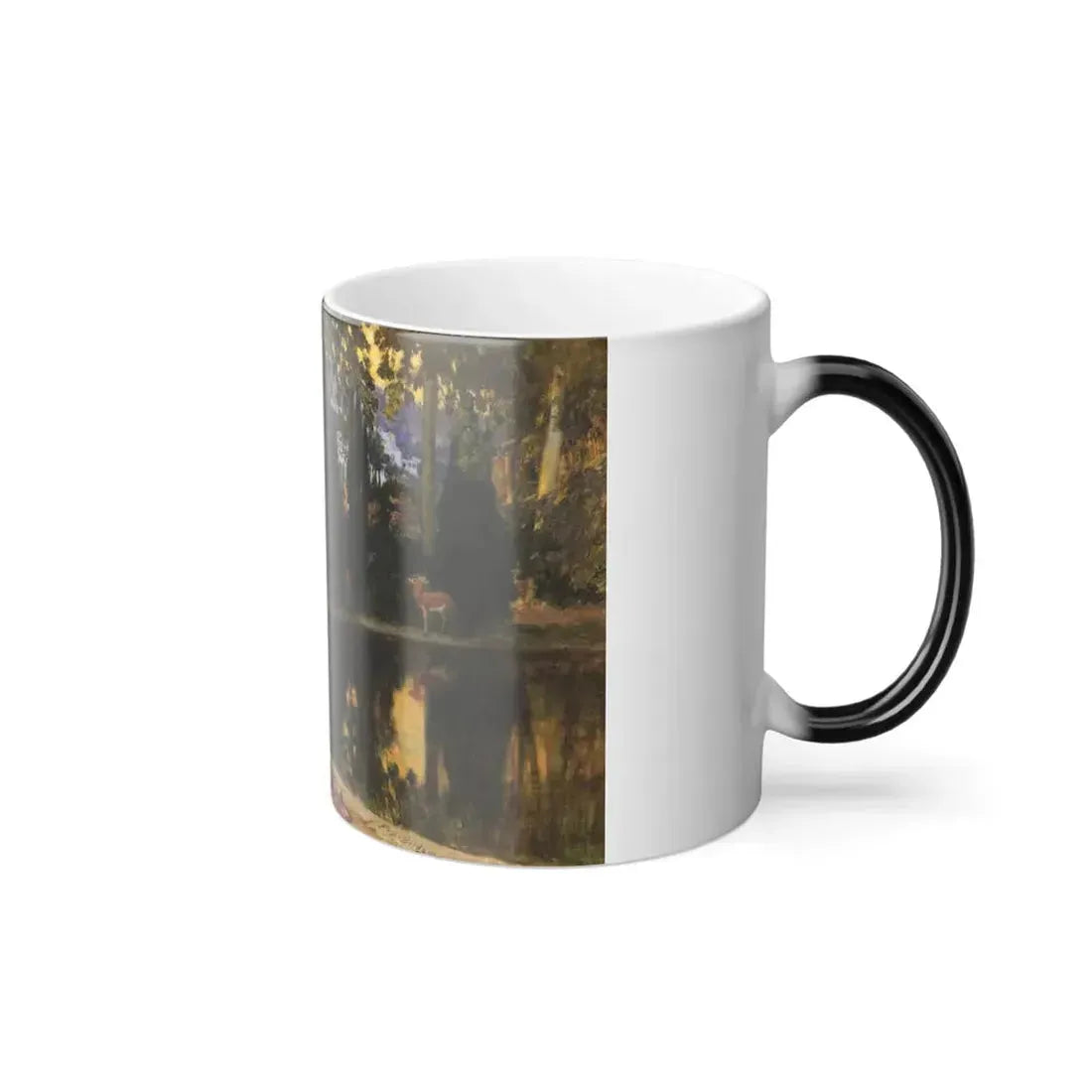 Frederick Arthur Bridgman (1847-1928) In the Garden at Mustapha - Oil on Canvas 1897-1899 - Color Changing Mug 11oz - Go Mug Yourself