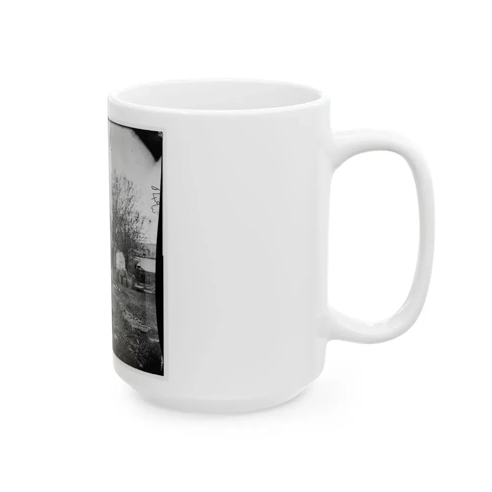 Fredericksburg, Va. Cooking Tent Of The U.S. Sanitary Commission (U.S. Civil War) White Coffee Mug - Go Mug Yourself