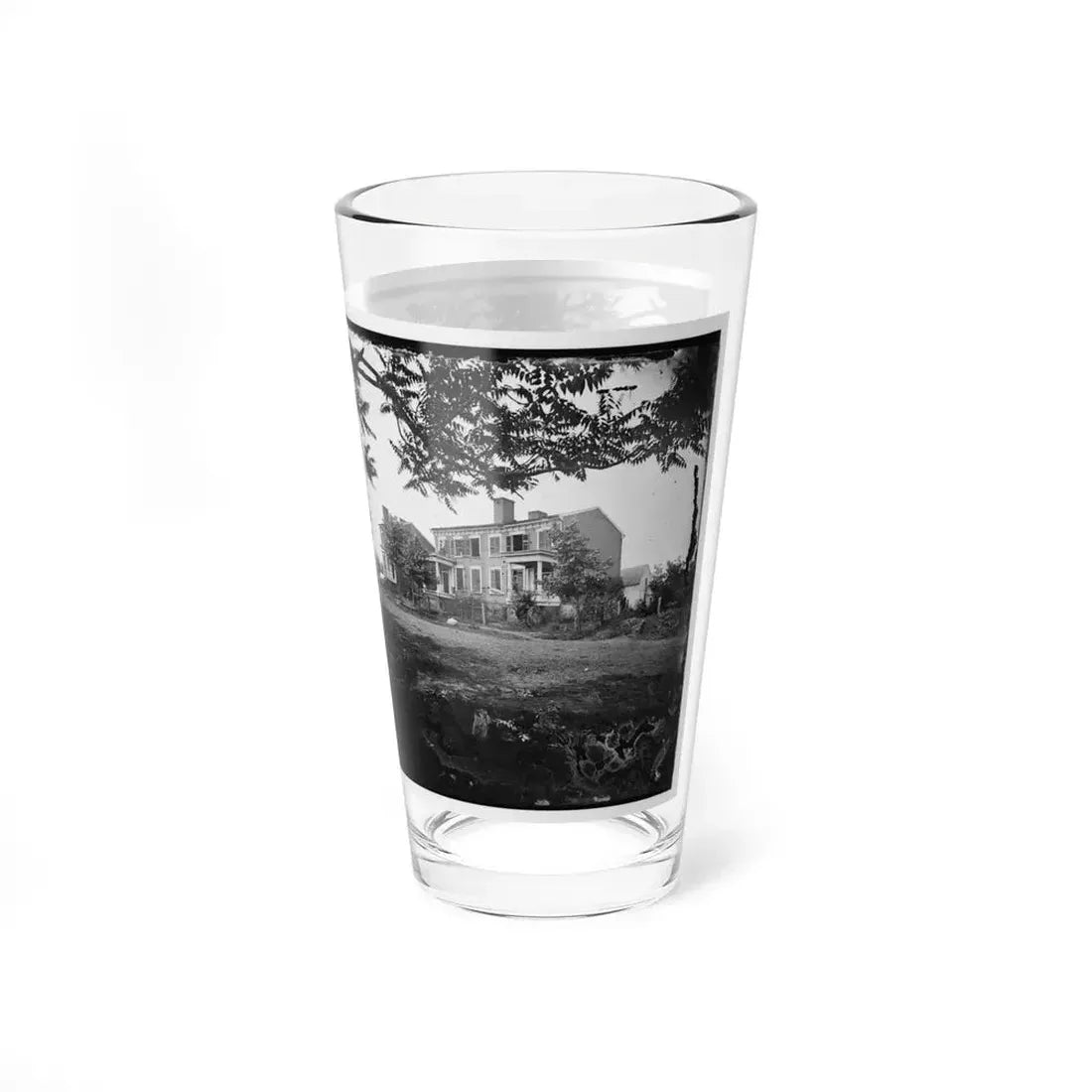 Fredericksburg, Va. Houses Damaged By The Shelling Of December 13, 1862 (U.S. Civil War) Pint Glass 16oz - Go Mug Yourself