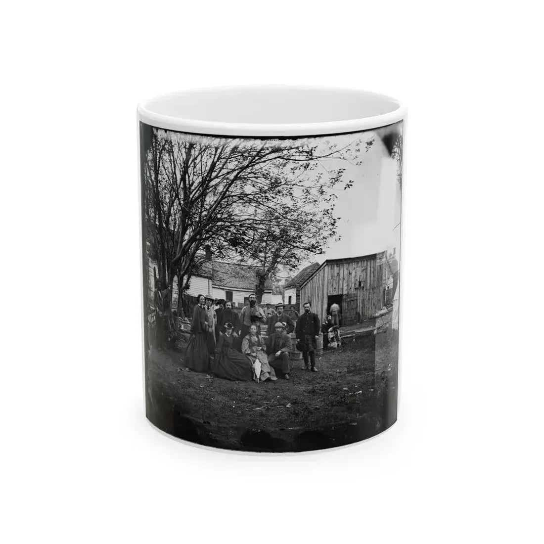 Fredericksburg, Va. Nurses And Officers Of The U.S. Sanitary Commission (U.S. Civil War) White Coffee Mug 11oz - Go Mug Yourself
