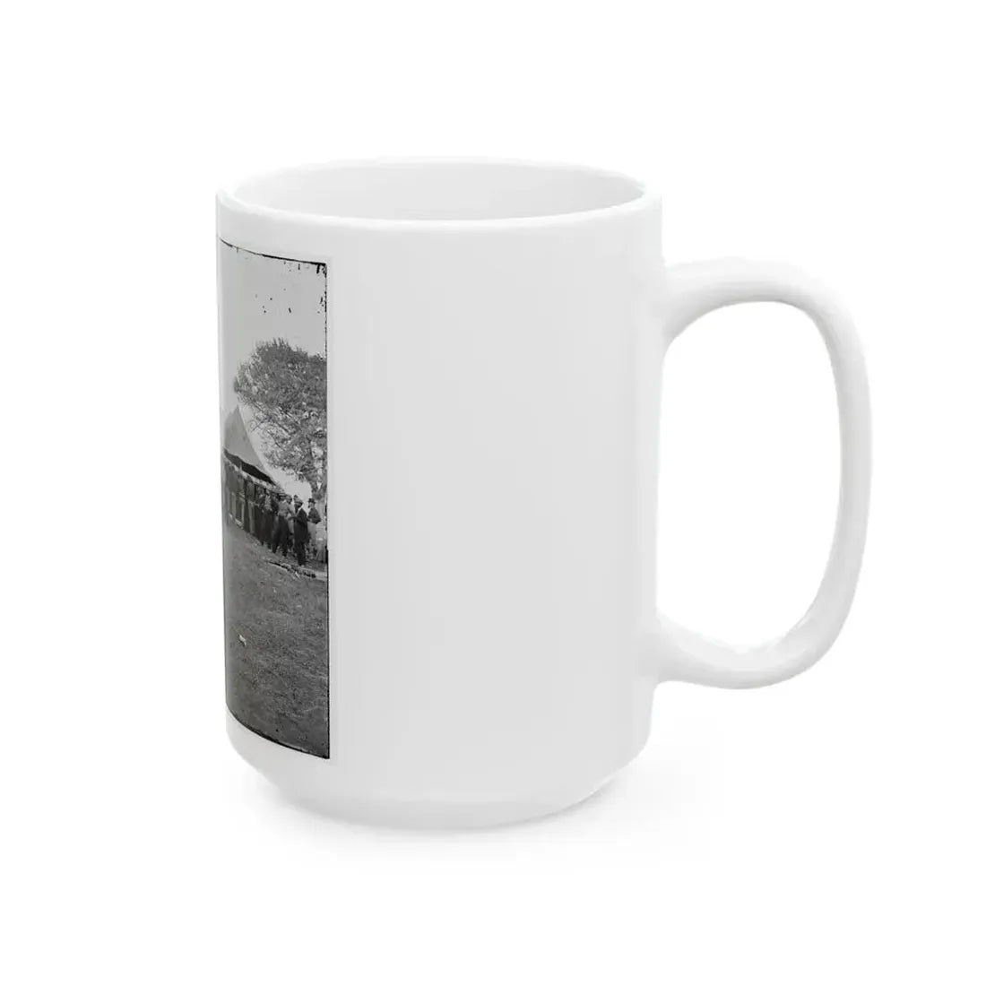 Fredericksburg, Va. Soldiers Filling Canteens (U.S. Civil War) White Coffee Mug - Go Mug Yourself