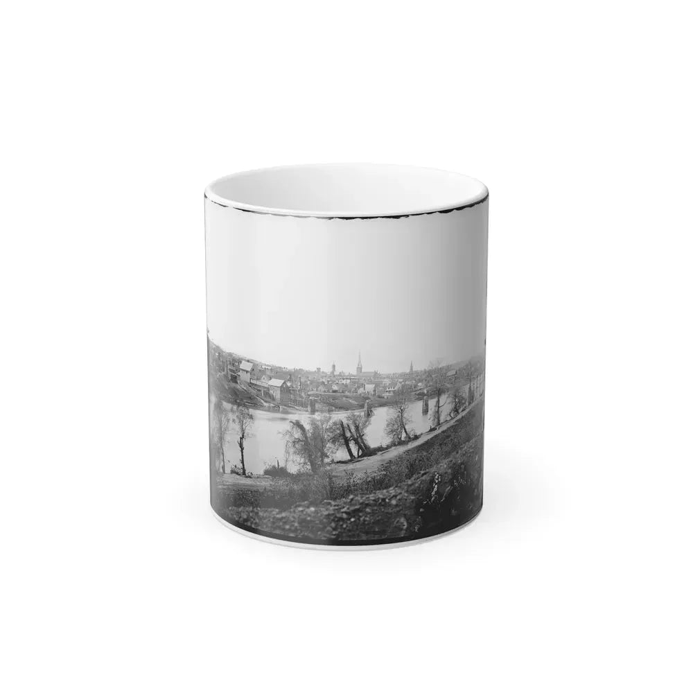 Fredericksburg, Va. View of Town From East Bank of the Rappahannock (U.S. Civil War) Color Changing Coffee Mug 11oz Default Title 11oz - Go Mug Yourself