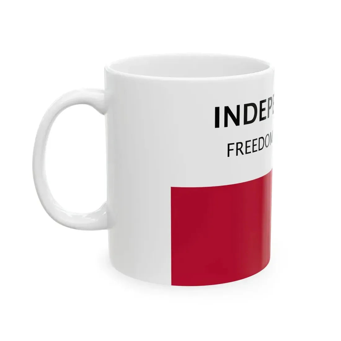 Fredonian Rebellion Flag of 1826 (United States) White Coffee Mug - Go Mug Yourself
