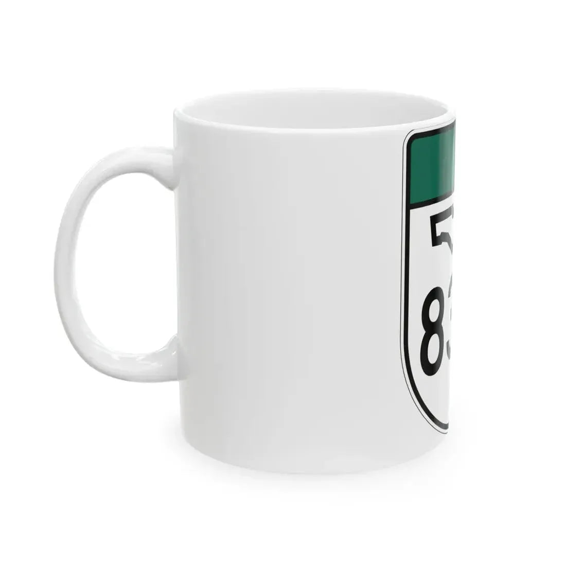 Free Florida 836 (Florida) (Road Sign) White Coffee Mug - Go Mug Yourself
