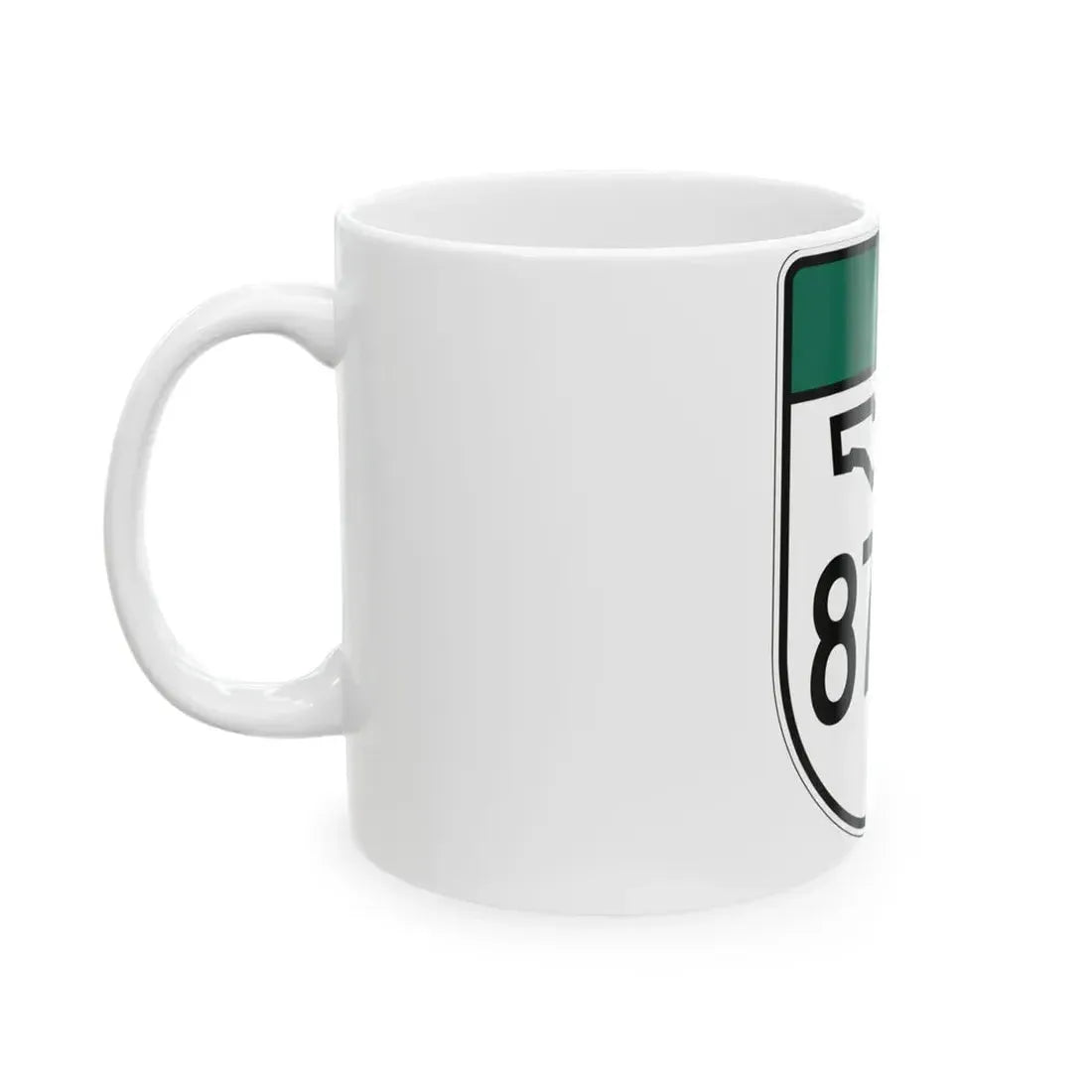 Free Florida 874 (Florida) (Road Sign) White Coffee Mug - Go Mug Yourself