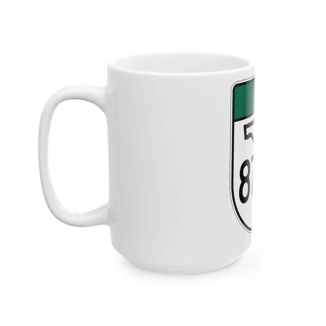 Free Florida 874 (Florida) (Road Sign) White Coffee Mug - Go Mug Yourself