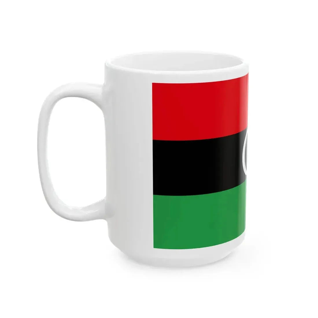 Free Libyan Airforce Fin Flash (Libya) White Coffee Mug - Go Mug Yourself