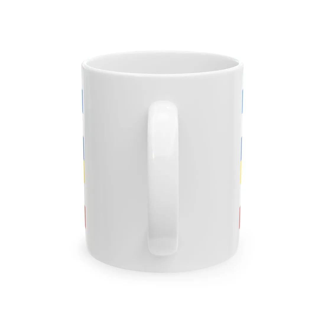 Free Russia Ukraine Belarus solidarity flag 1 (Ukraine) White Coffee Mug - Go Mug Yourself