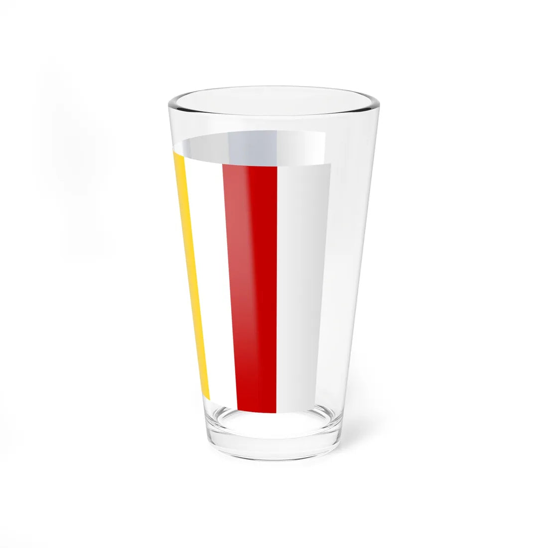 Free Russia Ukraine Belarus solidarity flag 2 (Ukraine) Pint Glass 16oz - Go Mug Yourself