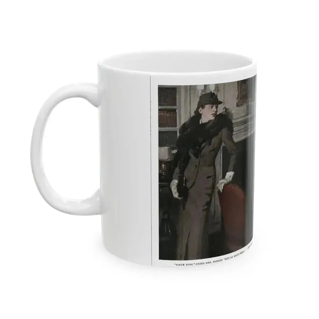 Free Woman (1), Redbook, December 1936 - White Coffee Mug - Go Mug Yourself