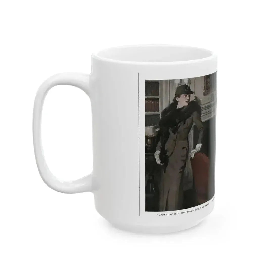 Free Woman (1), Redbook, December 1936 - White Coffee Mug - Go Mug Yourself