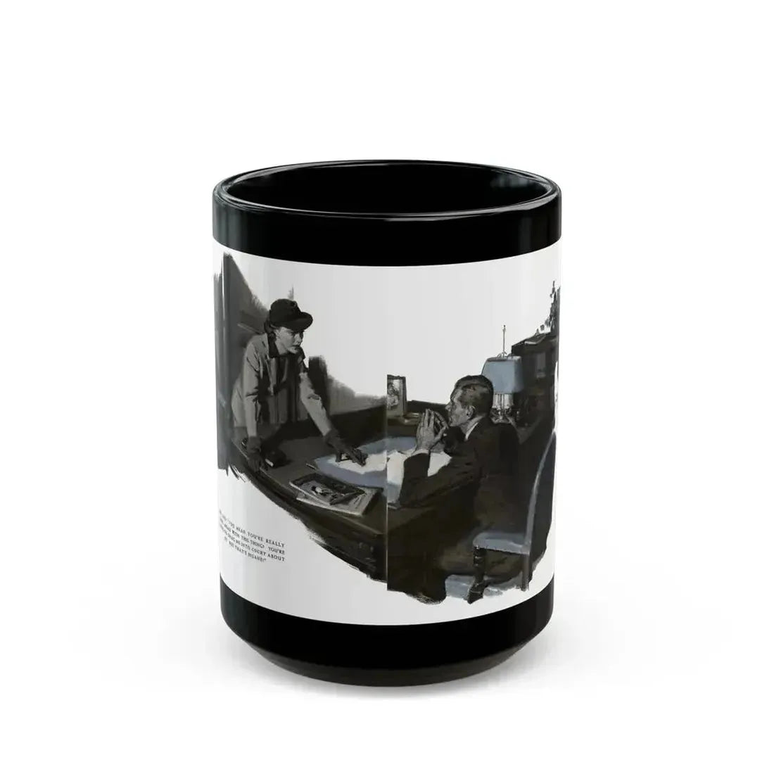 Free Woman (2), Redbook, December 1936 - Black Coffee Mug 15oz - Go Mug Yourself