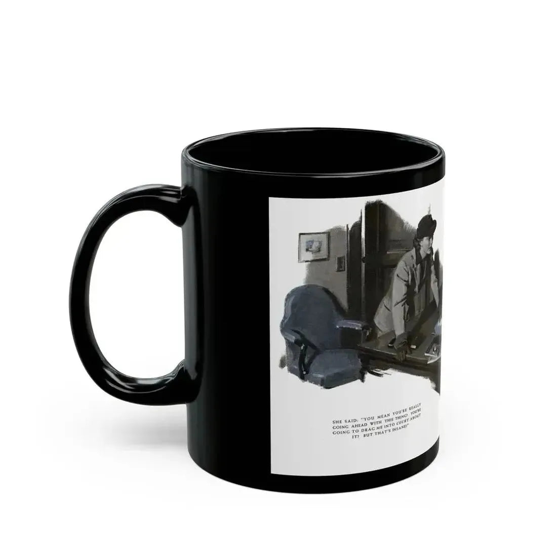 Free Woman (2), Redbook, December 1936 - Black Coffee Mug - Go Mug Yourself