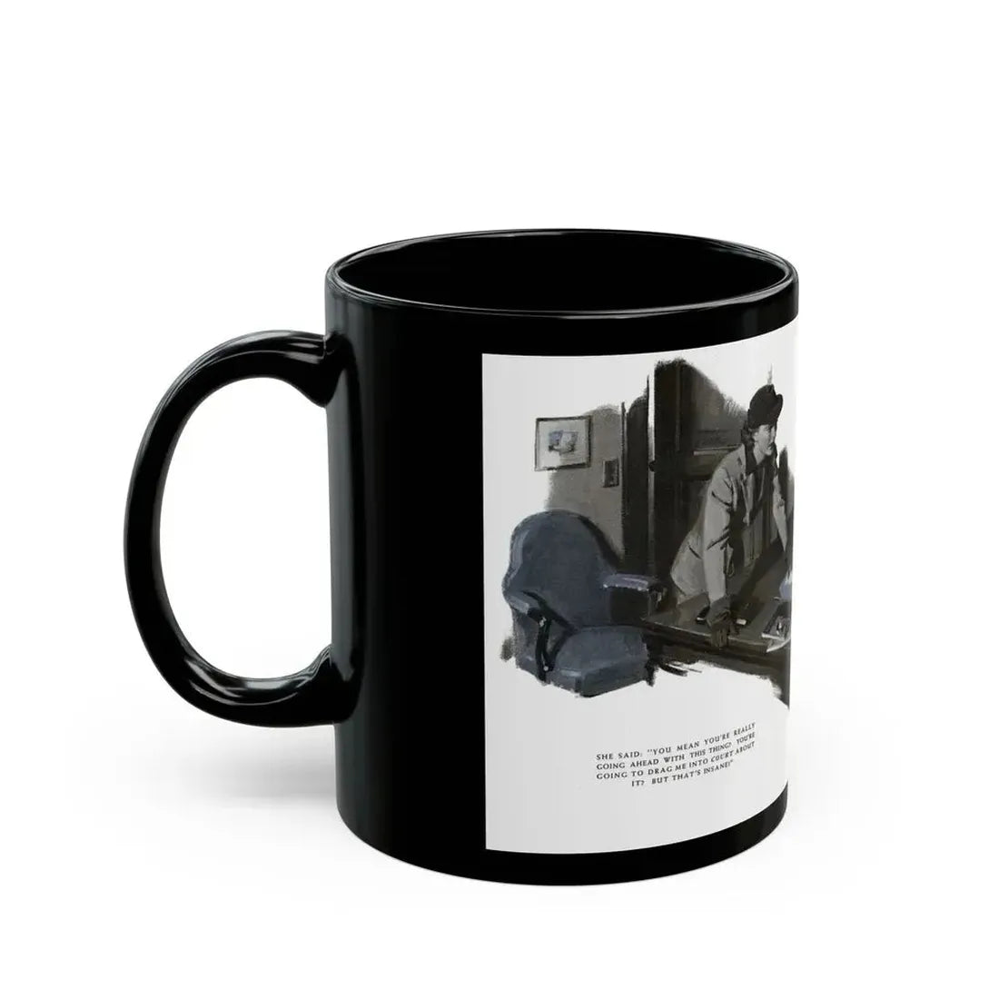 Free Woman (2), Redbook, December 1936 - Black Coffee Mug - Go Mug Yourself