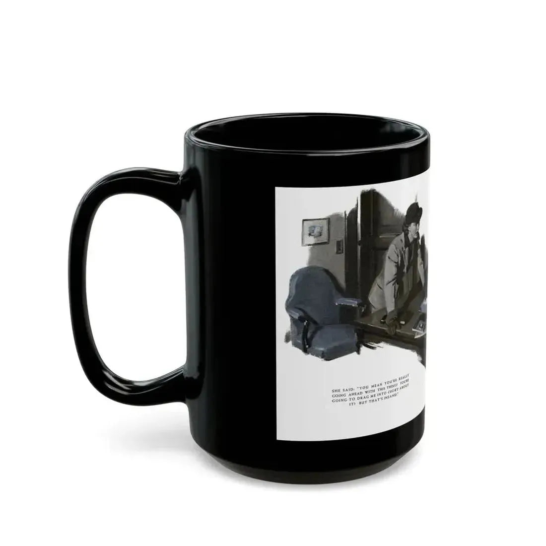 Free Woman (2), Redbook, December 1936 - Black Coffee Mug - Go Mug Yourself