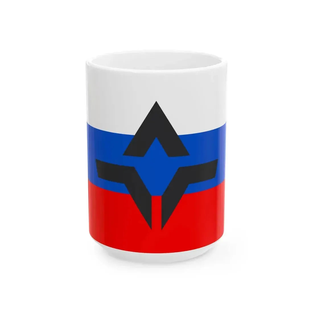 Freedom of Russia Legion flag 2023 variant (Russia) White Coffee Mug 15oz - Go Mug Yourself