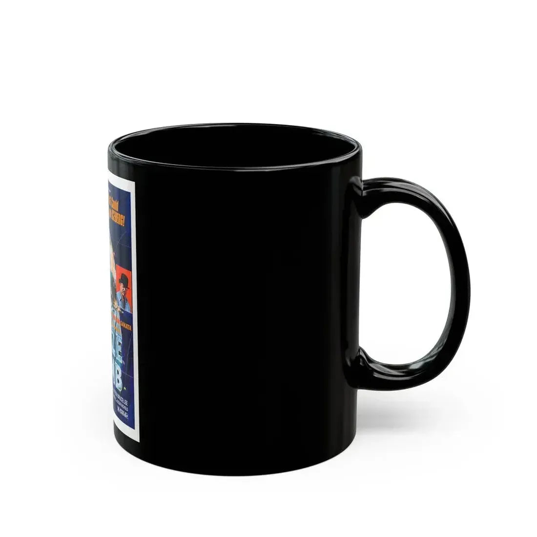 FREEZE BOMB (DEATH DIMENSION) 1978 Movie Poster - Black Coffee Mug - Go Mug Yourself