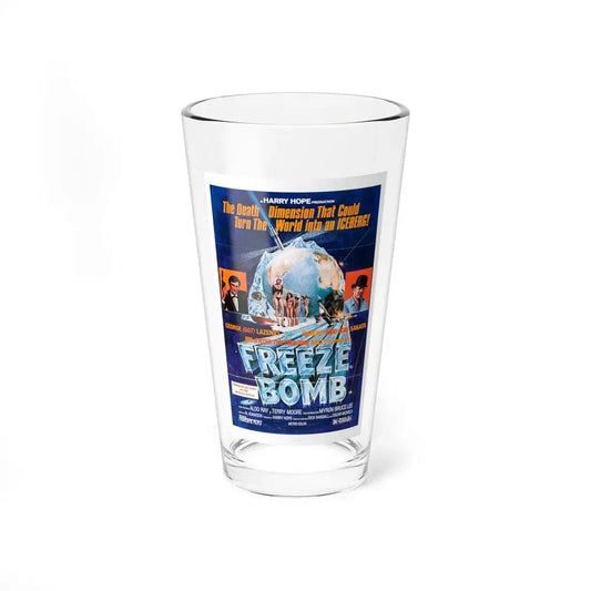 FREEZE BOMB (DEATH DIMENSION) 1978 Movie Poster - Pint Glass 16oz 16oz - Go Mug Yourself