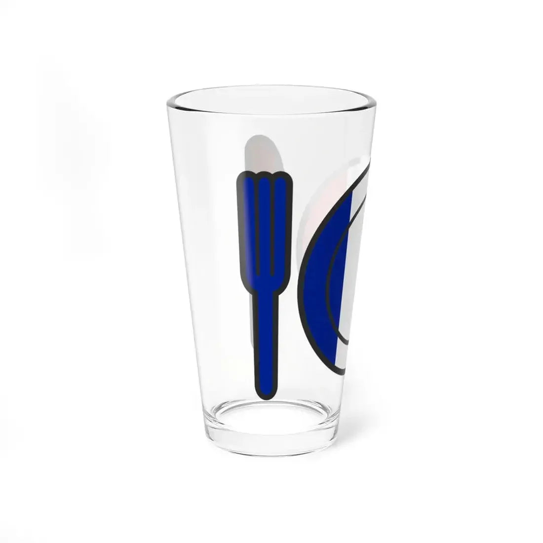 French cooking icon (France) Pint Glass 16oz - Go Mug Yourself