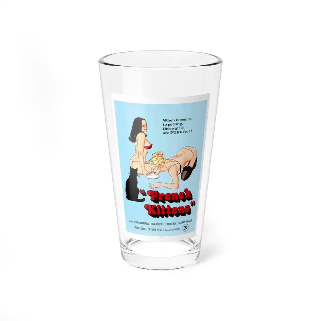 FRENCH KITTENS 1978 Movie Poster - Pint Glass 16oz 16oz - Go Mug Yourself