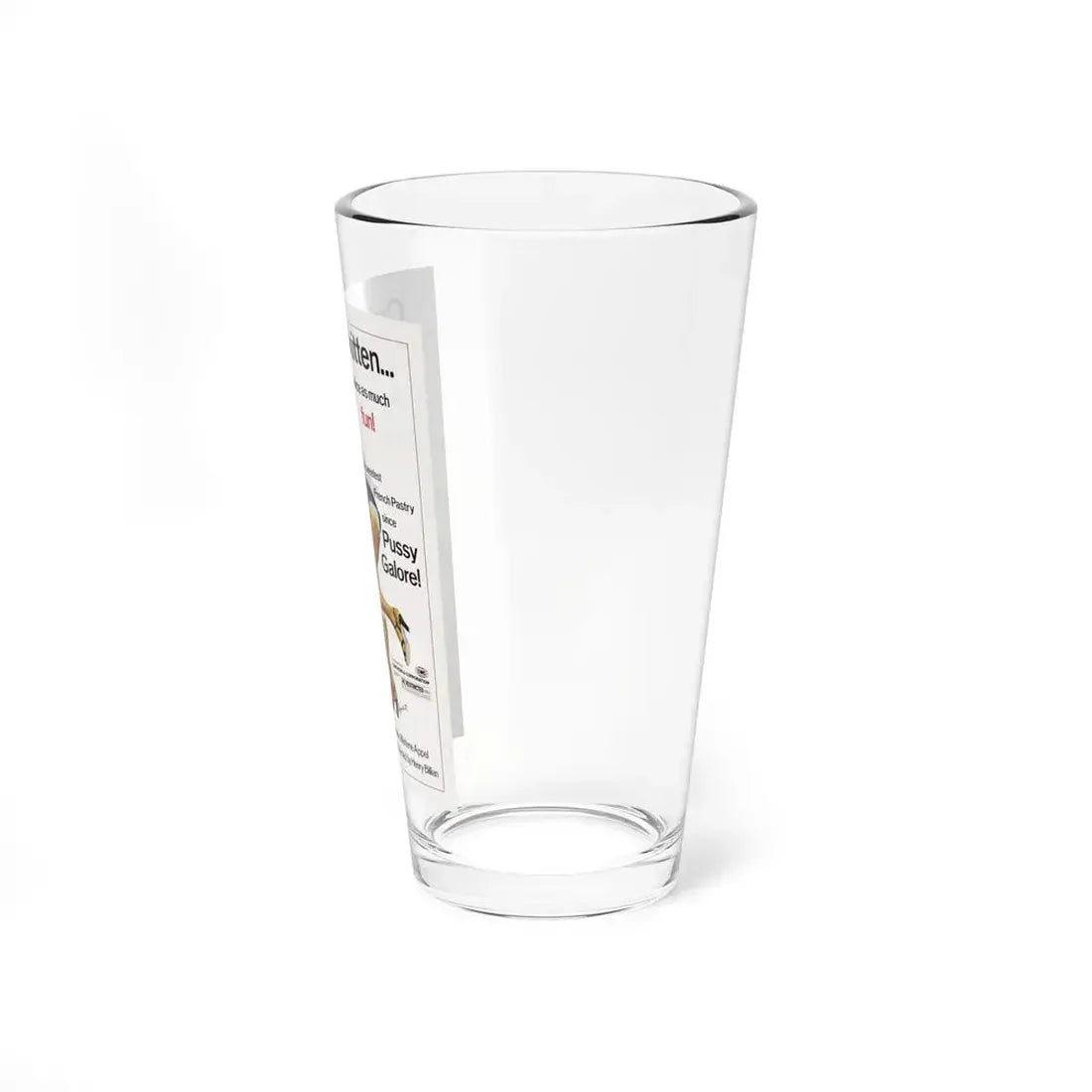 FRENCH PUSSYCAT 1972 Movie Poster - Pint Glass 16oz - Go Mug Yourself