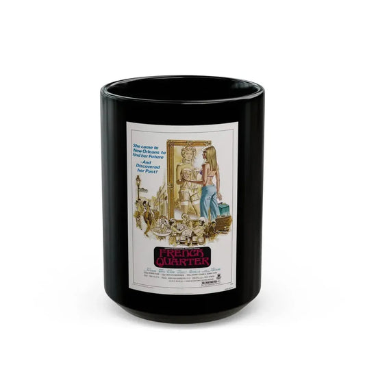FRENCH QUARTER 1978 Movie Poster - Black Coffee Mug 15oz - Go Mug Yourself