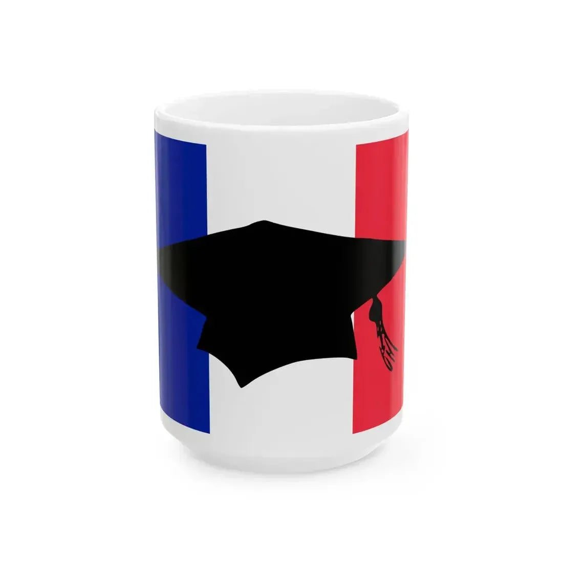 French university icon (France) White Coffee Mug 15oz - Go Mug Yourself
