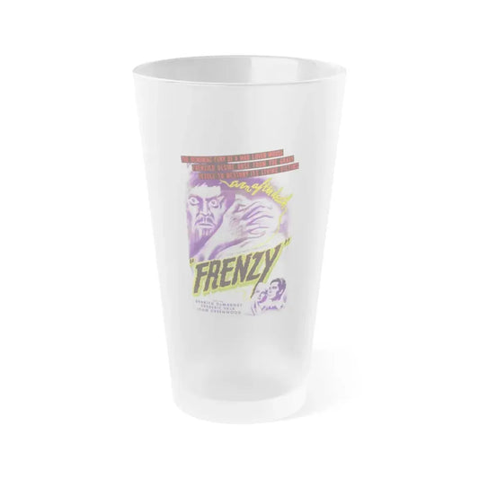 FRENZY (LATIN QUARTER) 1945 Movie Poster - Frosted Pint Glass 16oz 16oz Frosted - Go Mug Yourself