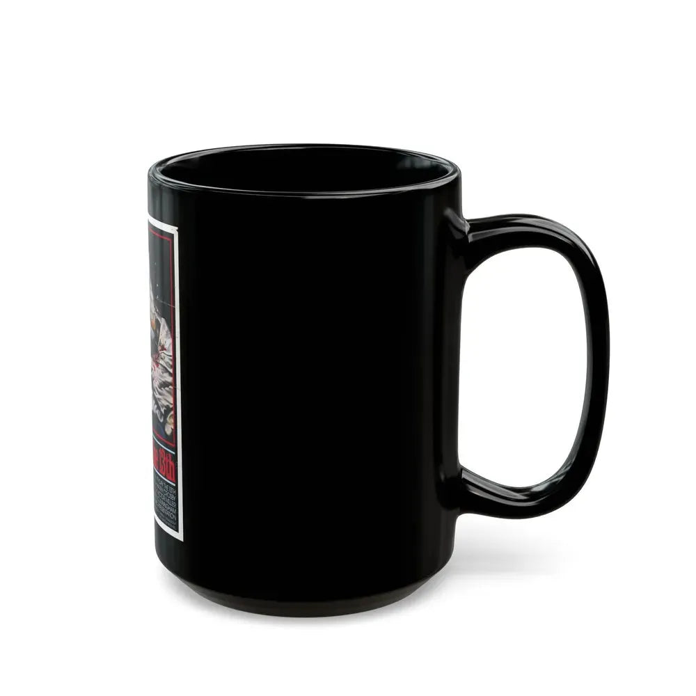 FRIDAY THE 13TH (2) 1980 Movie Poster - Black Coffee Mug - Go Mug Yourself