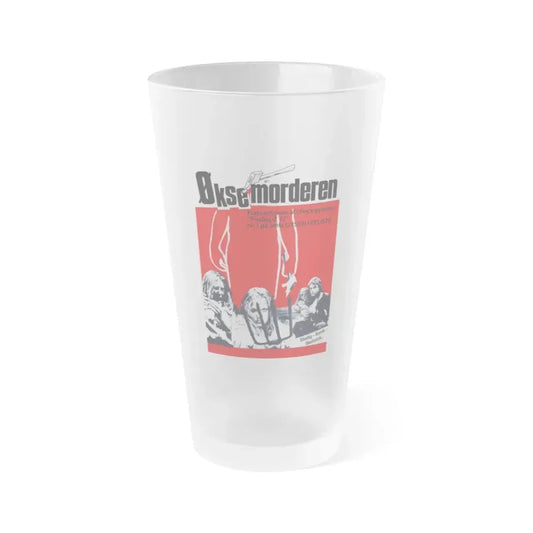 FRIDAY THE 13TH PART 2 (DANISH) 1981 Movie Poster - Frosted Pint Glass 16oz 16oz Frosted - Go Mug Yourself