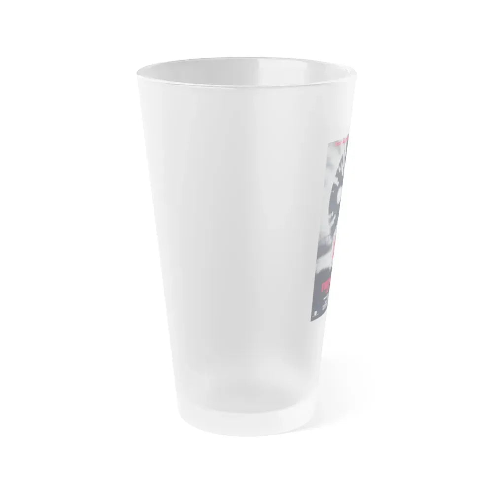FRIDAY THE 13TH PART VI - JASON LIVES (DANISH) 1986 Movie Poster - Frosted Pint Glass 16oz - Go Mug Yourself