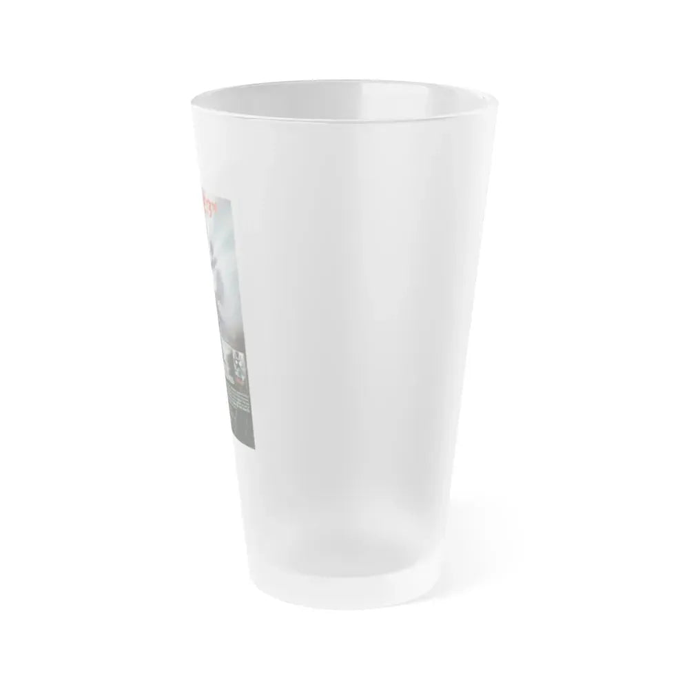 FRIDAY THE 13TH PART VI - JASON LIVES (VIDEO) 1986 Movie Poster - Frosted Pint Glass 16oz - Go Mug Yourself