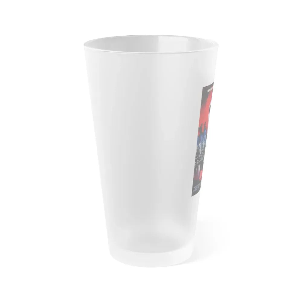 FRIDAY THE 13TH PART VIII - JASON TAKES MANHATTAN 1989 Movie Poster - Frosted Pint Glass 16oz - Go Mug Yourself