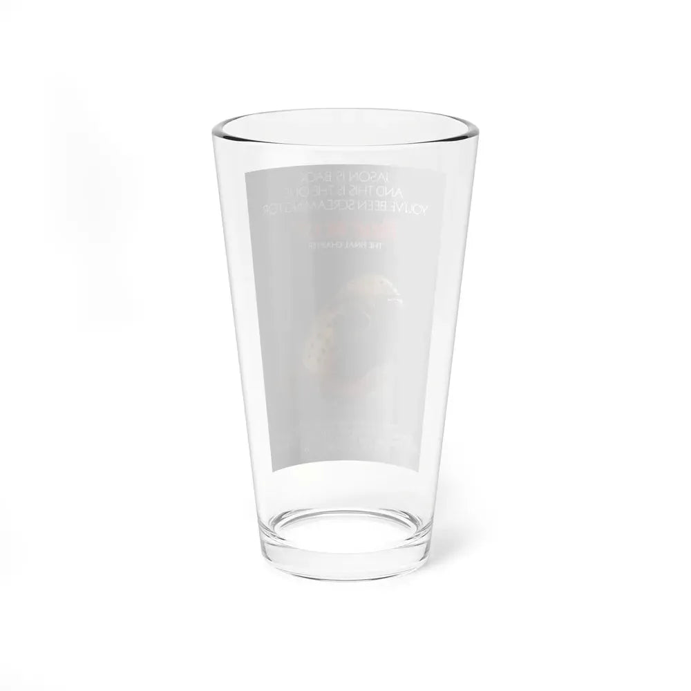FRIDAY THE 13TH - THE FINAL CHAPTER (2) 1984 Movie Poster - Pint Glass 16oz - Go Mug Yourself