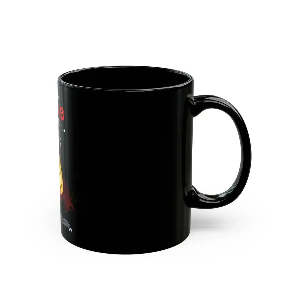 FRIDAY THE 13TH - THE FINAL CHAPTER (DANISH) 1984 Movie Poster - Black Coffee Mug - Go Mug Yourself