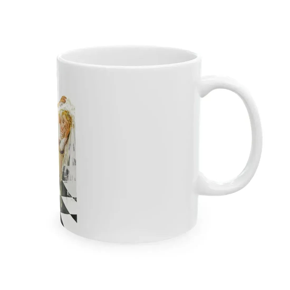 Friend of the Bride, Redbook, June 1958 - White Coffee Mug - Go Mug Yourself