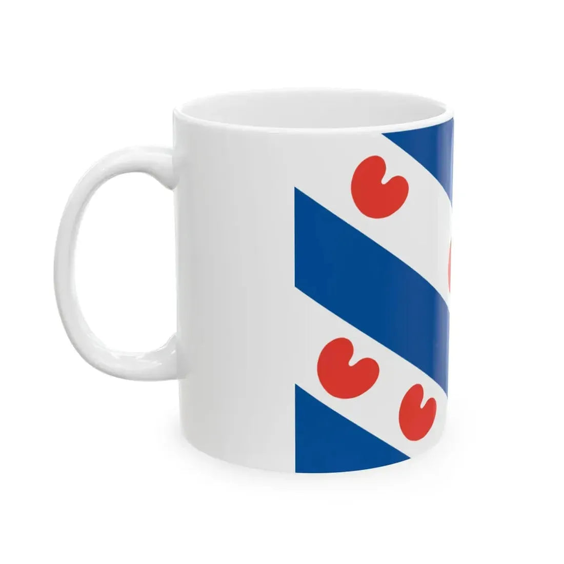 Friese vlag provincie Friesland (Netherlands) White Coffee Mug - Go Mug Yourself