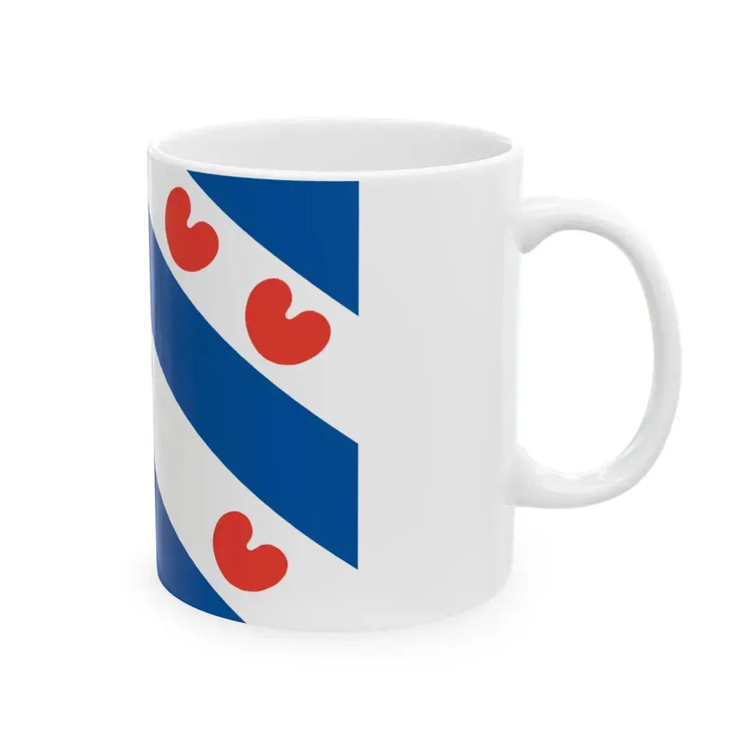 Friese vlag provincie Friesland (Netherlands) White Coffee Mug - Go Mug Yourself