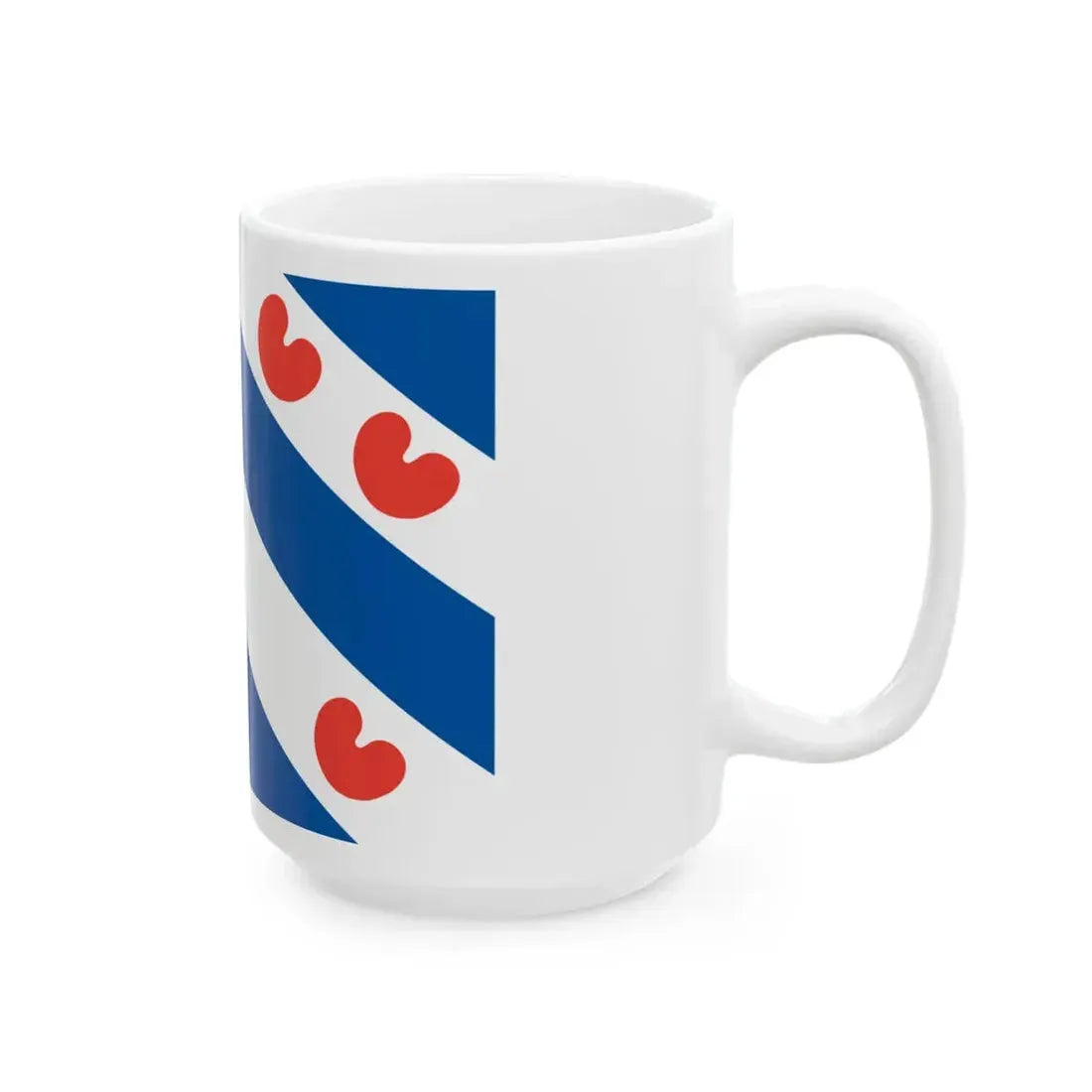 Friese vlag provincie Friesland (Netherlands) White Coffee Mug - Go Mug Yourself