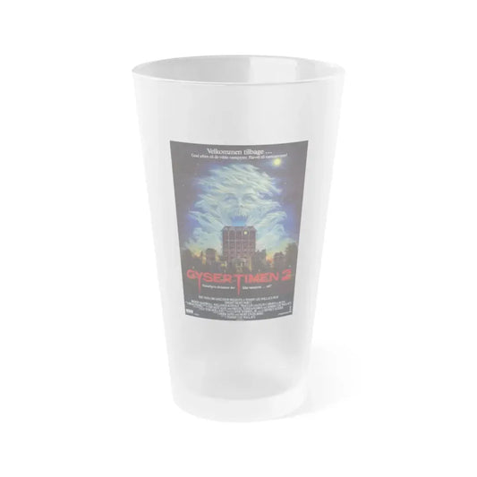 FRIGHT NIGHT 2 (DANISH) 1988 Movie Poster - Frosted Pint Glass 16oz 16oz Frosted - Go Mug Yourself