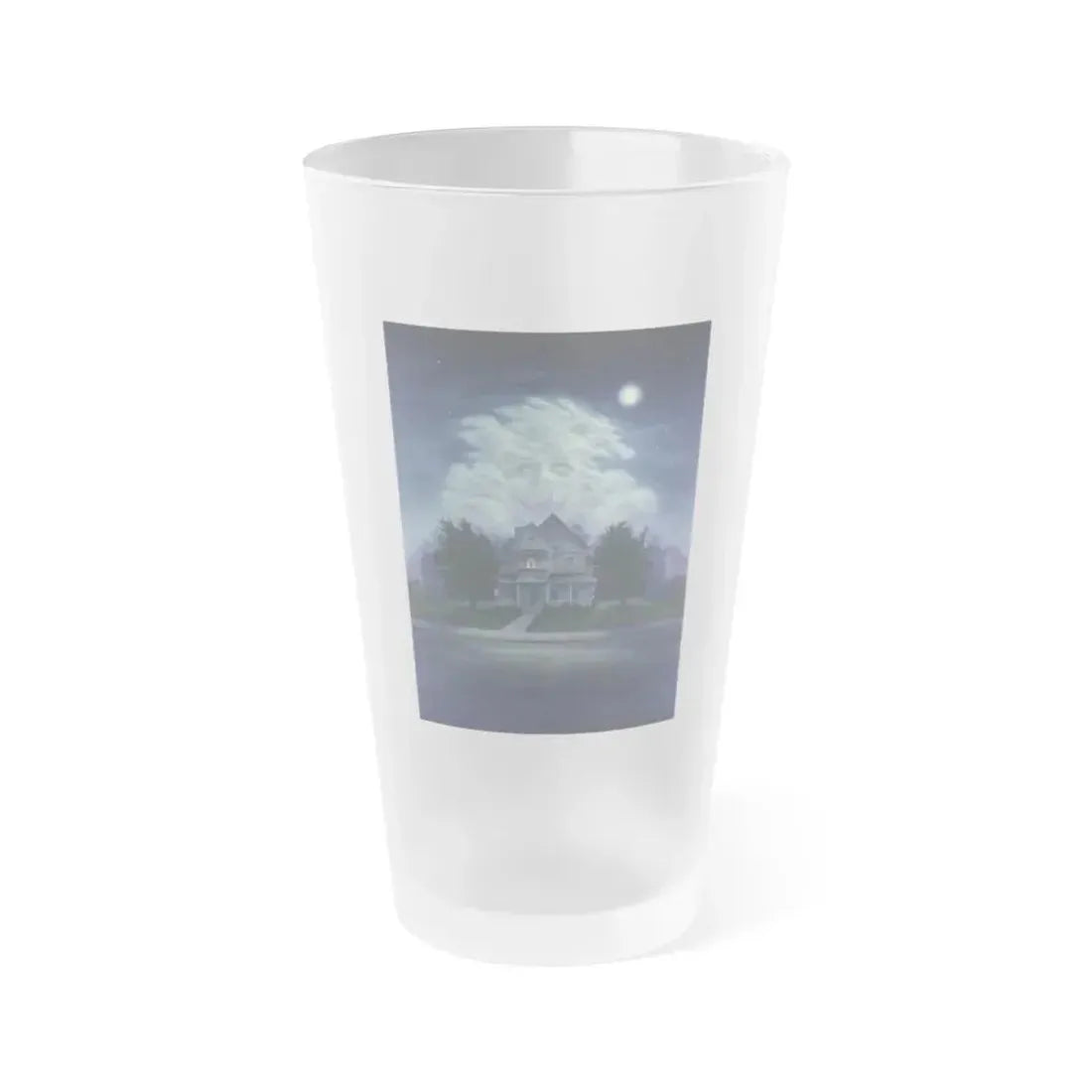 FRIGHT NIGHT (ART ONLY) 1985 Movie Poster - Frosted Pint Glass 16oz 16oz Frosted - Go Mug Yourself