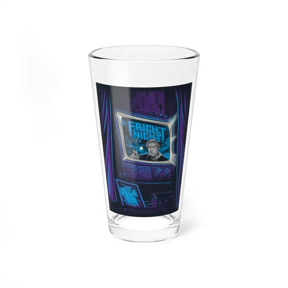 FRIGHT NIGHT (MONDO) 1985 Movie Poster - Pint Glass 16oz 16oz - Go Mug Yourself