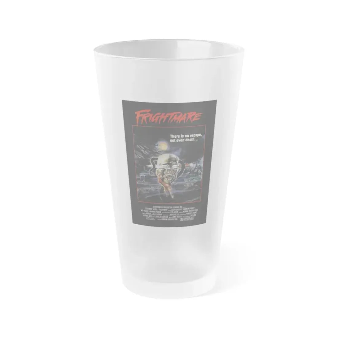 FRIGHTMARE 1981 Movie Poster - Frosted Pint Glass 16oz 16oz Frosted - Go Mug Yourself