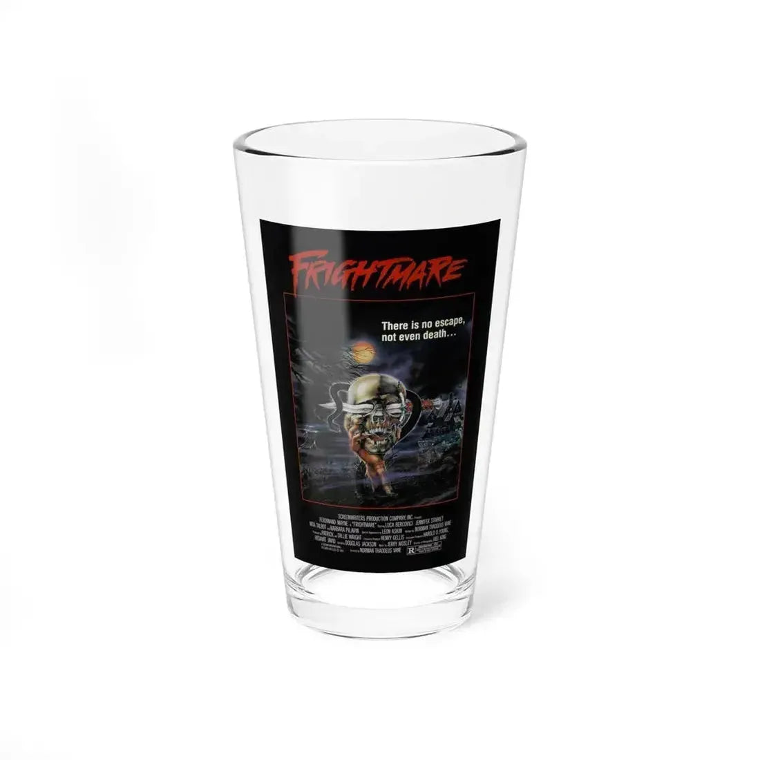 FRIGHTMARE 1981 Movie Poster - Pint Glass 16oz 16oz - Go Mug Yourself