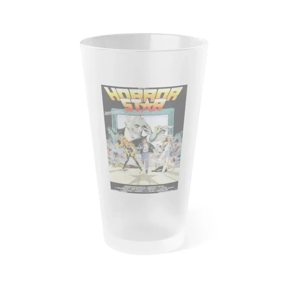 FRIGHTMARE (FRENCH) 1981 Movie Poster - Frosted Pint Glass 16oz 16oz Frosted - Go Mug Yourself