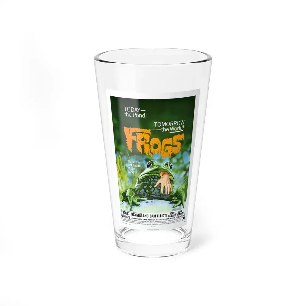 FROGS 1972 Movie Poster - Pint Glass 16oz 16oz - Go Mug Yourself